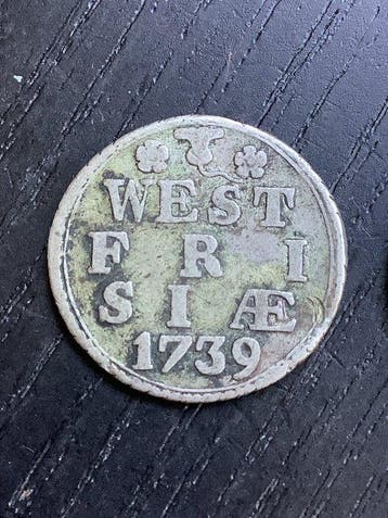Pays-Bas. Duit 1739 (Sans prix de réserve)
