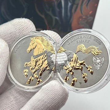 Duitsland. 5 Mark 2026 – Beasts: Sleipnir Geminus – 2 × 1 oz