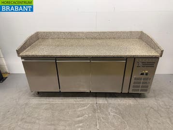 Table de travail pour pizza Pelican en acier inoxydable,, Articles professionnels, Verzenden