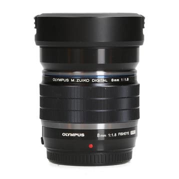 OM SYSTEM M.Zuiko Digital ED 8mm f/1.8 Fisheye Pro - Fisheye, Ophalen of Verzenden, Comme neuf
