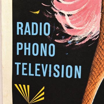 SCHAUB-LORENZ – GROTE ORIGINELE ADVERTENTIE-MANIFESTO RADIO