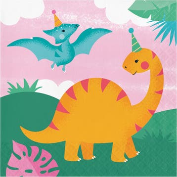 Dino Servetten 16,5cm 16st, Verzenden, Nieuw