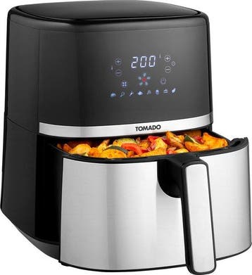 2dekans | Tomado TAF5401S - Airfryer - 5,4 liter inhoud -, Ophalen of Verzenden, Nieuw