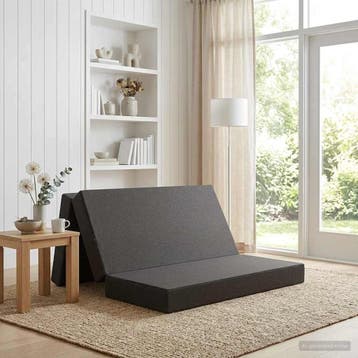 vidaXL Vouwbare Sofa Bed 140 x 67 x 45 cm Donkergrijs, Huis en Inrichting, Slaapkamer | Bedden, Verzenden, Nieuw