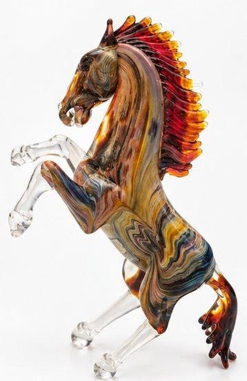 Zanetti - Oscar Zanetti - Sculpture, CAVALLO CALCEDONIO - 27, Antiquités & Art