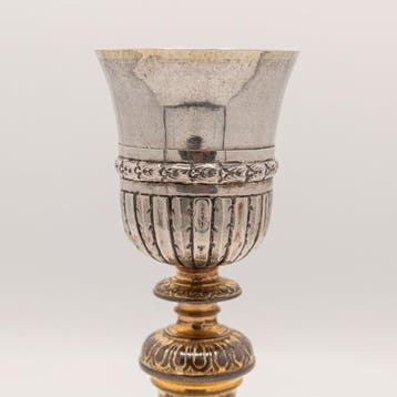 Miskelk Augsburg 17e-eeuw - Brons, Zilver - 1650-1700, Antiek en Kunst