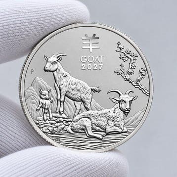Australië. 1 Dollar 2027 – Lunar III – Year of the Goat – 1
