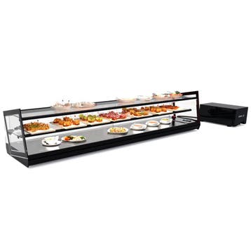 Tapasvitrine | KUBE | Zwart | +2°C/+6°C | Statisch | 2, Verzenden