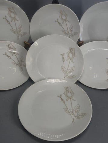 Eetservies - Arzberg Tellerset 7-teilig – Porzellan, Antiek en Kunst