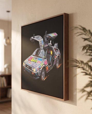 MEDSAN - Graffiti DeLorean () - UNIQUE WORK