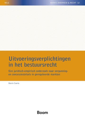 Uitvoeringsverplichtingen In Het Bestuursrecht | Nieuw, Verzenden, Nieuw, Marin Coerts