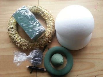 Kerstpakket startpakket hobby en bloemschikken basis 25, Hobby & Loisirs créatifs