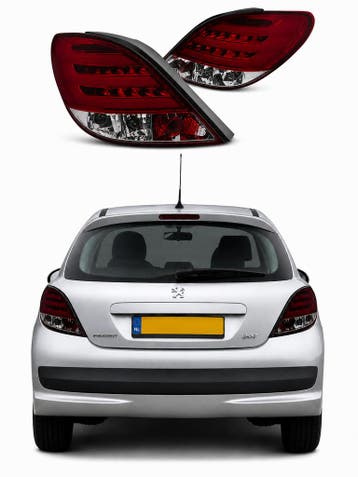 Achterlichten | geschikt voor Peugeot | 207 | 3D / 5D | 2006, Verzenden