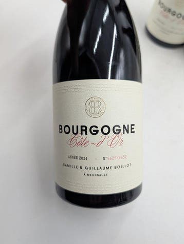 2024 Camille & Guillaume Boillot Bourgogne Côte dOr -, Collections