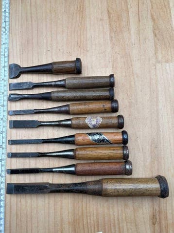 Japanse timmermans-gereedschapsset YC214 beitels –