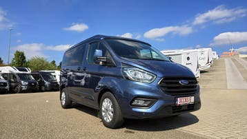 Westfalia Nugget op Ford, slechts 29568 km en hefdak 78040, Buscamper of Camperbus, Ford, Treinzit, Westfalia