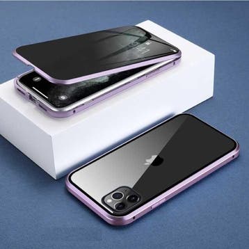 iPhone 13 Mini Magnetisch Privacy Hoesje met Tempered Glass, Verzenden, Nieuw