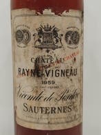 1959 Chateau Rayne Vigneau - Sauternes 1er Cru Classé - 1, Collections, Vins