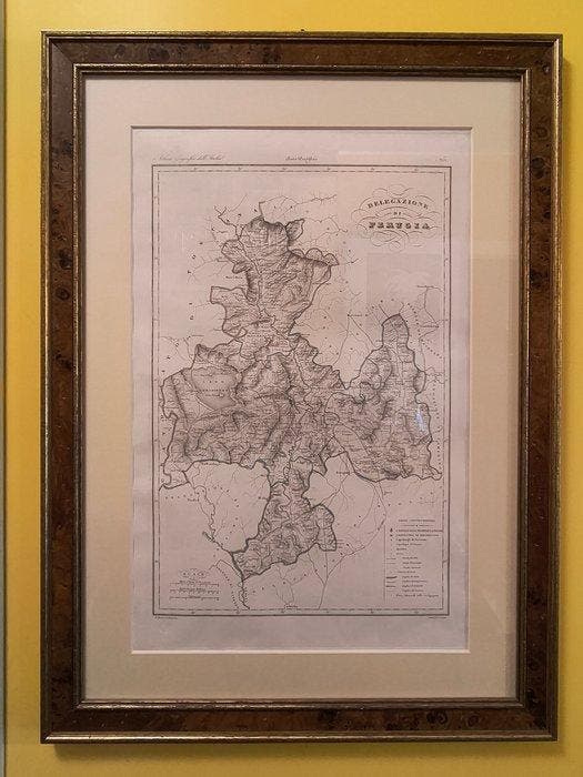 Italië - Perugia; Orlandini Vallardi - Delegazione di, Livres, Atlas & Cartes géographiques