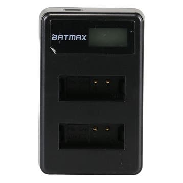 Batmax LP-E12 Dual Acculader (USB-C) met garantie, Ophalen of Verzenden, Gebruikt