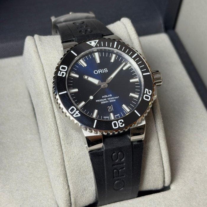 Oris - Aquis Date - Automatic - Sans prix de réserve - 01, Bijoux, Sacs & Beauté, Montres | Hommes