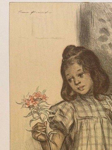 Firmin Bouisset (1859-1925) - Bouquetière, de « LEstampe