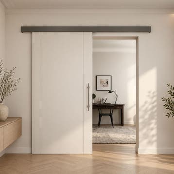 Nova schuifdeursysteem zwart 200 cm – wand- en plafondmon., Doe-het-zelf en Bouw, Ophalen of Verzenden, Nieuw, Overige materialen