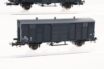 Artitec H0 - Modeltrein goederenwagon (2) - Twee gesloten, Nieuw