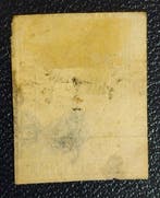 Suisse 1855 - Suisse 1855 1 franc Strubel annulé - émission, Postzegels en Munten, Gestempeld