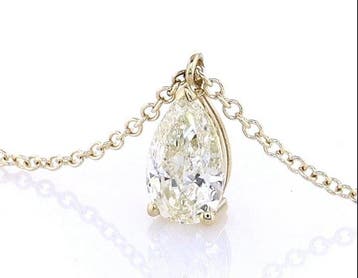 Zonder minimumprijs - Ketting met hanger - 14 karaat Geel
