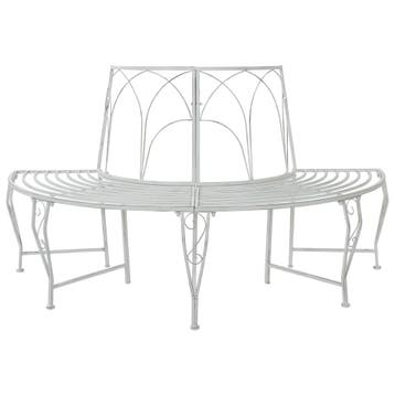 vidaXL Boom Bank 4-Aantal zitplaatsen 160 x 80 x 89 cm Staal, Verzenden, Nieuw