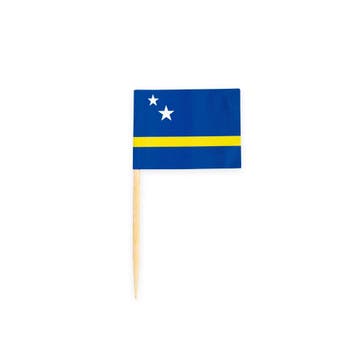 Cocktailprikkers Curacao 8cm 50st, Verzenden, Nieuw