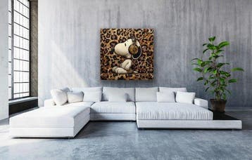 ERIC BRUMETTE - SNOOPY SAVED MY LIFE 51 - Toile L - LIMITED