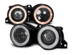 Angel Eyes koplampen Black geschikt voor BMW E30, Auto-onderdelen, Verzenden, Nieuw, BMW