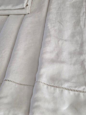 Drap avec monogramme RA - Drap de lit (2) - 290 cm - 200