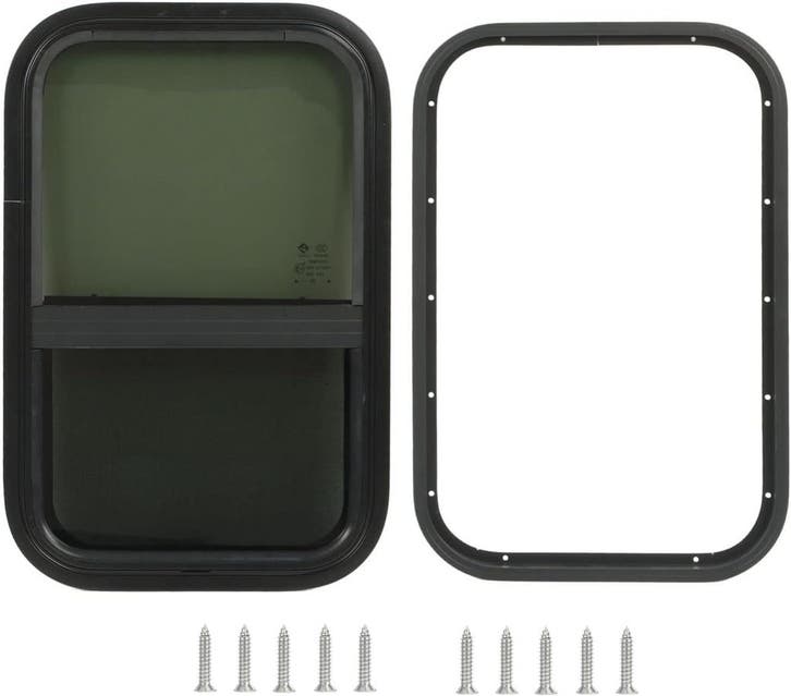 Camperraam 590x390mm Zwart | Retour deal 30% korting, Caravans en Kamperen, Mobilhome-accessoires, Nieuw, Verzenden