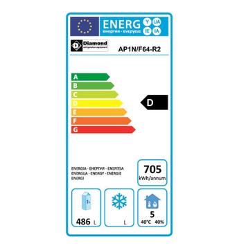 Bakkerij Koelkast | 700L (EN600x400) | RVS | -2°C/+8°C |, Verzenden