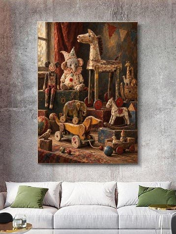 Shayer - Childhood Carved by Hand - XL - 60x80cm - 1/1