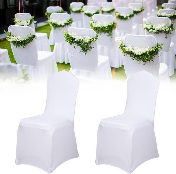 Stoelhoezen - Stretch stoelhoes - Voor bruiloft of feest - 1, Maison & Meubles, Nappes, Envoi