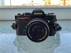 Konica Autoreflex T4 + 3 Hexanon lenses + Tokina + acc., Nieuw