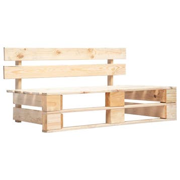 vidaXL Tuinbank pallet hout, Tuin en Terras, Verzenden, Nieuw