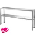 Rvs etagère 2 hoog 1400x300x700 mm, Verzenden, Nieuw in verpakking