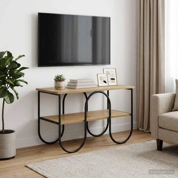 vidaXL TV-meubel 80 x 40 x 50 cm Artisanaal eiken Bewerkt, Verzenden