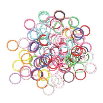 100 mini ringen - sleutelring - kaartjes bevestigen - sle..., Handtassen en Accessoires, Bedels, Ophalen of Verzenden, Nieuw