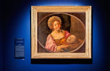 Guido Reni (1574 -1642), Navolger van - Salomè con la testa