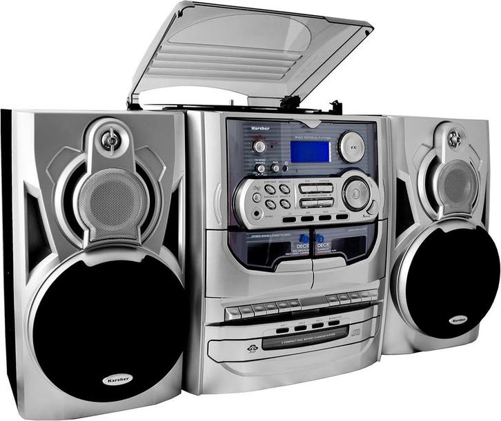 Karcher Hifi-set KA 5300 | Tweede kansje | Alles-in-een t..., Audio, Tv en Foto, Stereoketens, Cassettedeck, Gebruikt, Overige merken