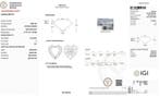 Ketting met hanger - 18 karaat Witgoud - 1.24ct. tw. Diamant