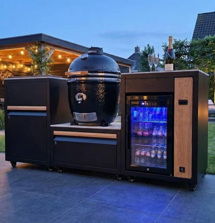 Barrelsauna / Buitensauna AANBIEDINGEN vanaf € 3299.-, Tuin en Terras, Buitenkeukens, Houtskool, Nieuw, Inbouw, Vrijstaand, Ophalen of Verzenden