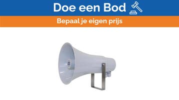 Bieden: Jagro 100V waterproof Horn Speaker, Ophalen of Verzenden, Nieuw