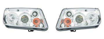 Koplampen geschikt voor VW Bora Halo Rims chrome ML, Auto-onderdelen, Verzenden, Nieuw, Volkswagen